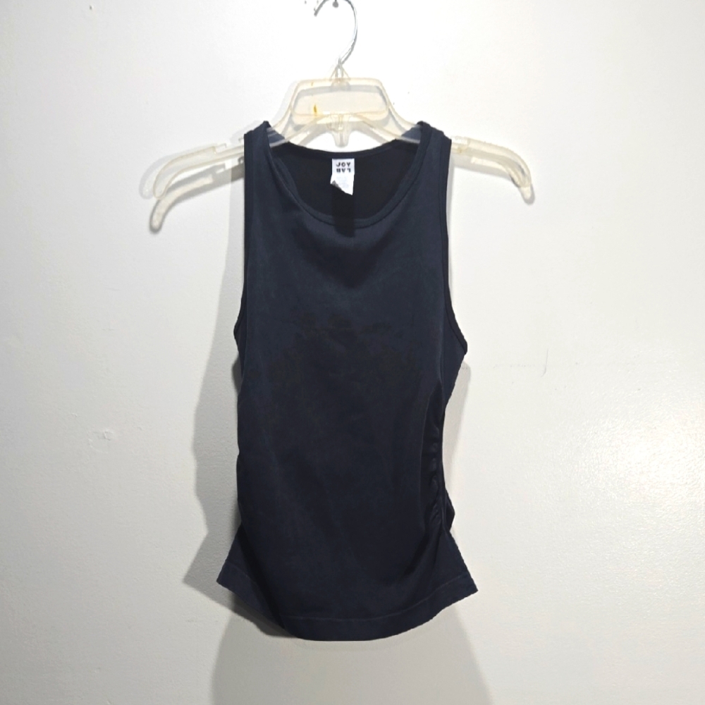 JoyLab Blue Black Sleeveless Workout Tank Top M